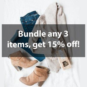 Buy Any 3 Items Get %15 Off!